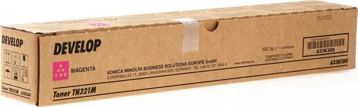 Konica Minolta Develop TN-321M Eredeti Toner Magenta