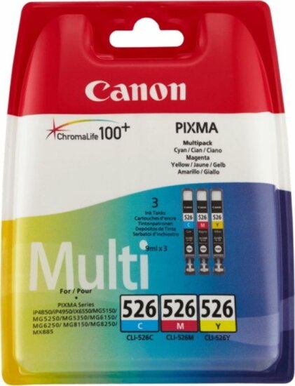 Canon CLI-526 Eredeti Tintapatron Multipack Tri-color