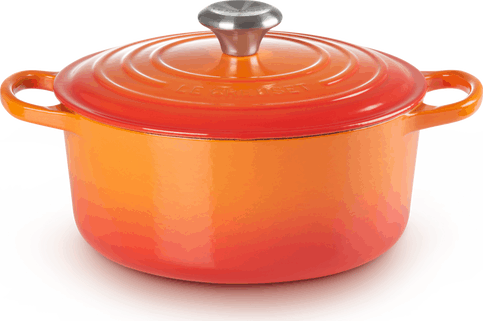 Le Creuset Signature 24cm Öntöttvas főzőedény - Narancssárga