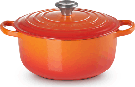 Le Creuset Signature 20cm Öntöttvas főzőedény - Narancssárga Le Creuset Signature 20cm Öntöttvas főzőedény - Narancssárga