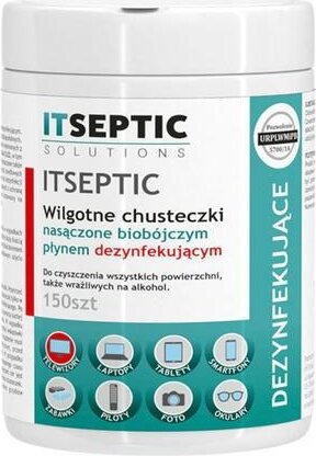 Itseptic RE02609 Fertőtlenítő törlőkendő elektromos készülékekhez (150db / csomag)