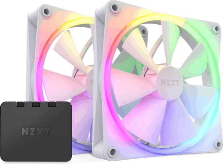 NZXT F140 RGB 140mm PWM Rendszerhűtő - Fehér (2db/csomag) NZXT F140 RGB 140mm PWM Rendszerhűtő - Fehér (2db/csomag)