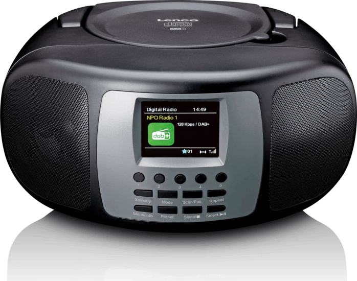 Lenco SCD-860BK Boombox Rádió