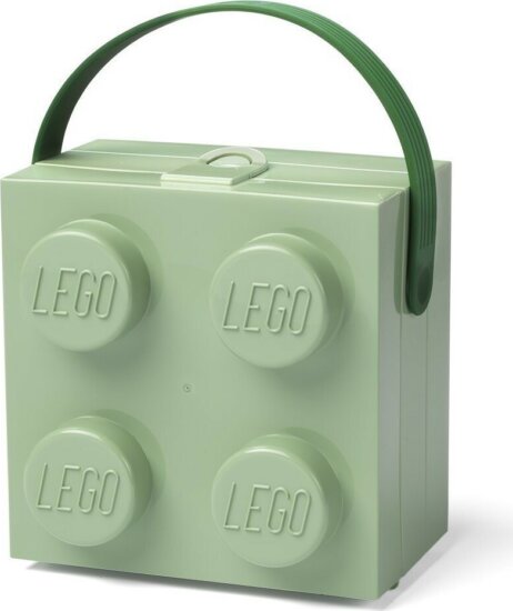 LEGO 40240005 Műanyag ételtároló uzsonnás doboz füllel 3,2L - Zöld