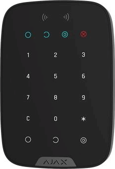 Ajax Keypad Plus BL Vezeték nélküli Proxy olvasós kezelő - Fekete