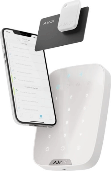 Ajax Keypad Plus WH Vezeték nélküli Proxy olvasós kezelő - Fehér Ajax Keypad Plus WH Vezeték nélküli Proxy olvasós kezelő - Fehér