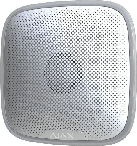 Ajax StreetSiren WH Vezeték nélküli Okos kültéri sziréna - Fehér
