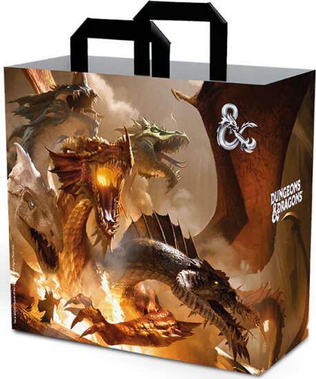 Konix Dungeons&Dragons "Tiamat" Bevásárló táska - Mintás