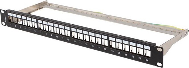 Lanberg PPKS-0924-B 19" Patch panel - 24 port Lanberg PPKS-0924-B 19" Patch panel - 24 port