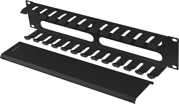 Lanberg AK-1705-B 19" kábelrendező panel 2U - Fekete Lanberg AK-1705-B 19" kábelrendező panel 2U - Fekete