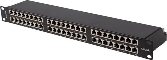 Lanberg PPSA-1048-B 19" Patch panel - 48 port