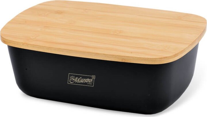 Maestro MR-1776-BLACK Kenyértartó - Fekete