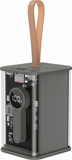 Gembird PB18-TQC3-01 Powerbank 18000mAh (3A / 5-12V) - Fekete