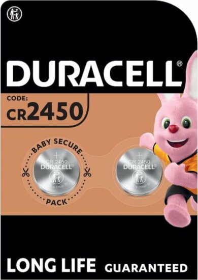 Duracell CR2450 Lítium Gombelem (2db/csomag) Duracell CR2450 Lítium Gombelem (2db/csomag)
