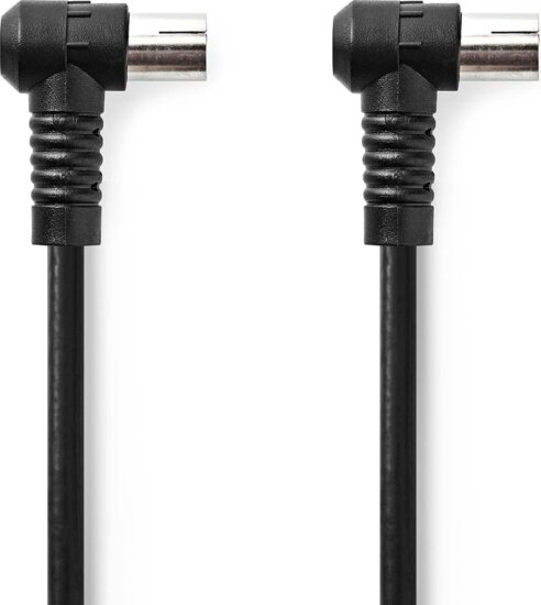 Nedis Koax apa - Koax anya Kábel 1.50m - Fekete