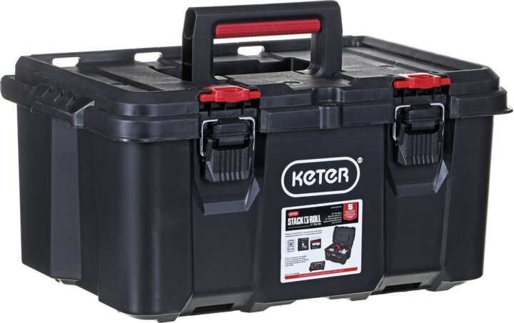 Keter 251492 Stack'N'Roll Szerszámos láda Keter 251492 Stack'N'Roll Szerszámos láda