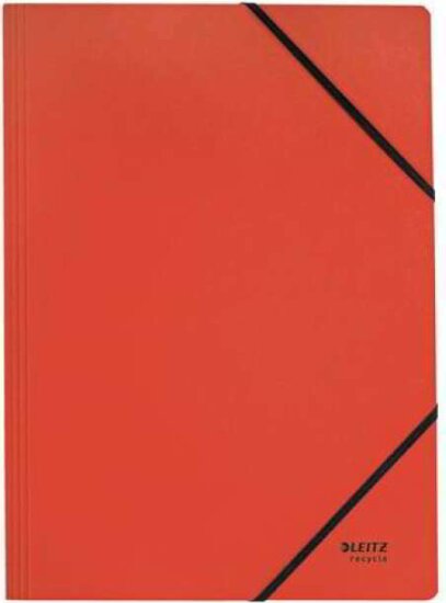 Leitz Recycle A4 Gumis mappa - Piros