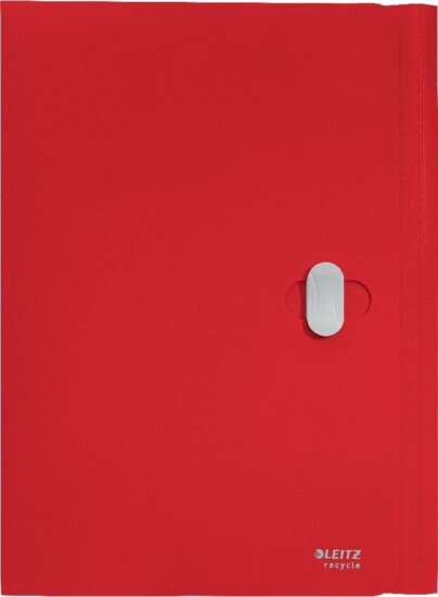Leitz Recycle PP A4 3-pólyás mappa - Piros Leitz Recycle PP A4 3-pólyás mappa - Piros
