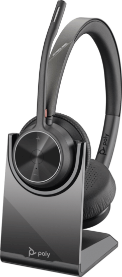 HP Poly Voyager 4320 (USB Type-C) Wireless Headset + Töltőállvány - Fekete HP Poly Voyager 4320 (USB Type-C) Wireless Headset + Töltőállvány - Fekete