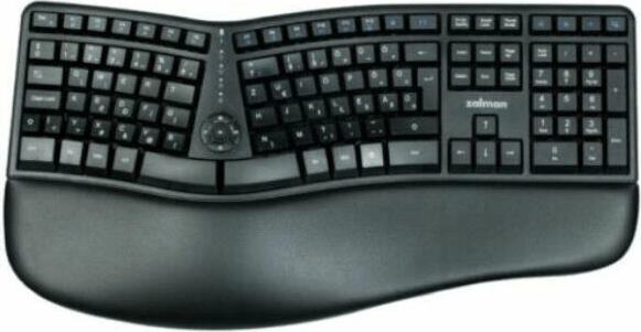 Zalman ZM-K690M Ergonomikus Wireless Billentyűzet + Egér (C típusú) - Magyar