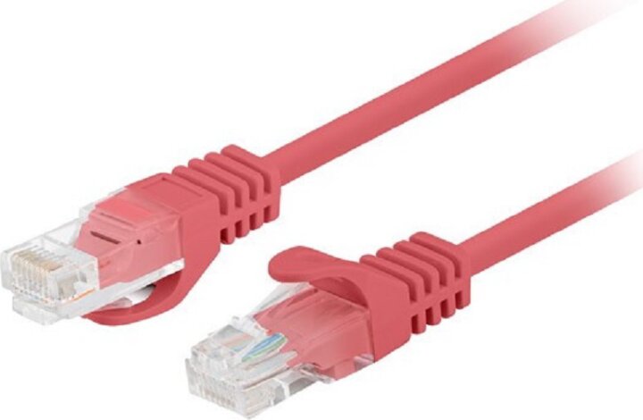 Lanberg U/UTP CAT6 Pach kábel 1m 10db - Piros