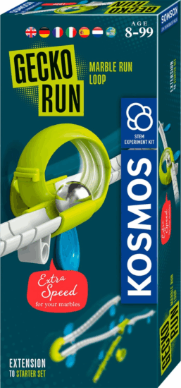 KOSMOS 617295 Gecko Run Speed Kick - Kreatív Golyópálya tervező készlet