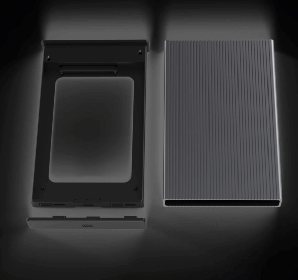 nBase EH-25ASU3G 2.5" USB 3.0 Külső HDD/SSD ház - Fekete