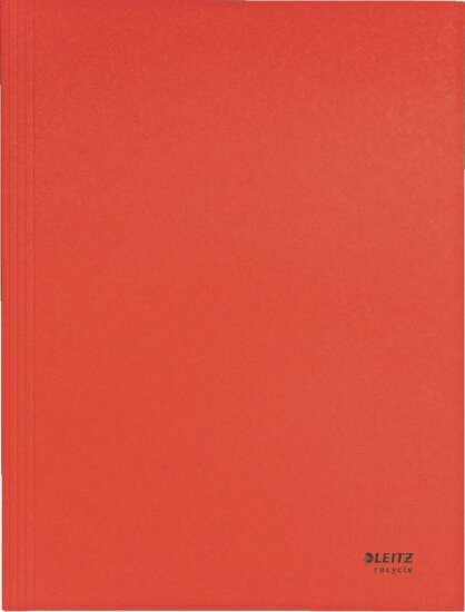 Leitz Recycle A4 3-pólyás mappa - Piros