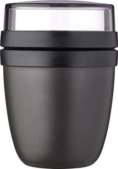 Mepal 107650041100 Lunchpot Ellipse Mini Műanyag ételtároló 0,42L - Fekete