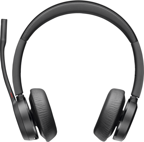 HP Poly Voyager 4320-M Microsoft Teams (USB Type-A) Wireless Headset + BT700 - Fekete