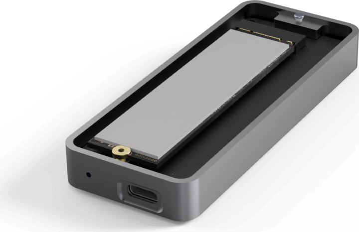 nBase ES-80ANU32G2G M.2 USB-C 3.2 Külső SSD ház - Szürke nBase ES-80ANU32G2G M.2 USB-C 3.2 Külső SSD ház - Szürke