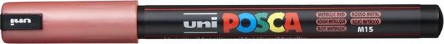 Uni Posca PC-1MR 0.7mm Dekormarker - Metálpiros
