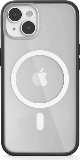 Woodcessories Clear Apple iPhone 14 MagSafe Tok - Fekete/Átlátszó