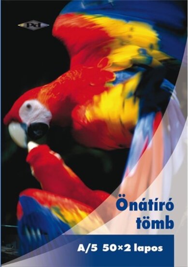 Pátria Design A5 franciakockás önátírótömb (2x50lap)