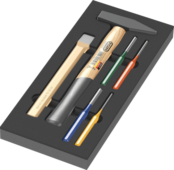 Wera 9782 Kalapácskészlet + Habbetét (6 db / csomag)