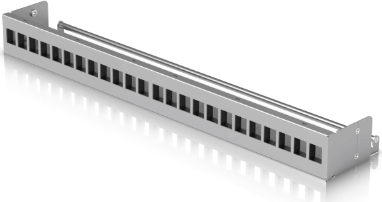 Ubiquiti UACC-RACK-PANEL-PATCH-BLANK-24 19" Keystone Patch Panel - 24 port