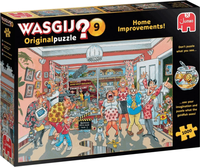 Jumbo 81926 Wasgij Original 9 - Lakásfelújítás 1000 darabos Kreatív Puzzle