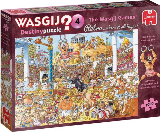 Jumbo 19178 Wasgij Destiny 4 - Olimpiai játékok 1000 darabos Kreatív Puzzle
