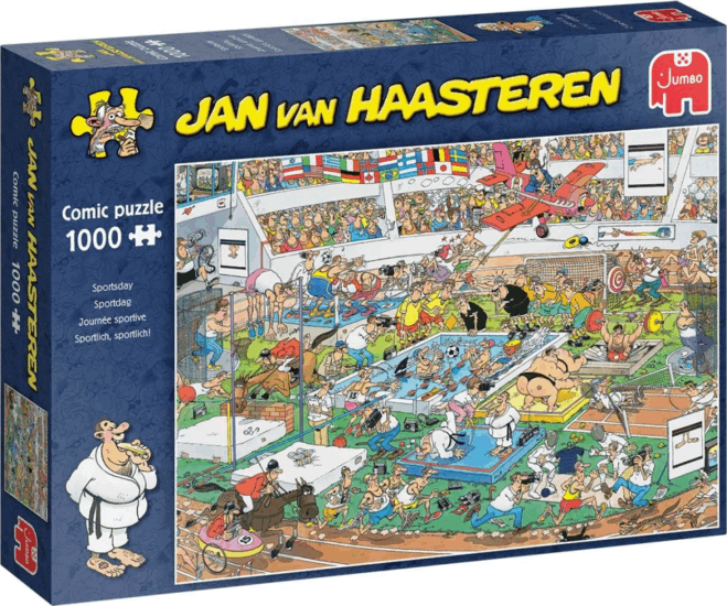 Jumbo Jan van Haasteren Sportos, sportos! - 1000 darabos puzzle Jumbo Jan van Haasteren Sportos, sportos! - 1000 darabos puzzle