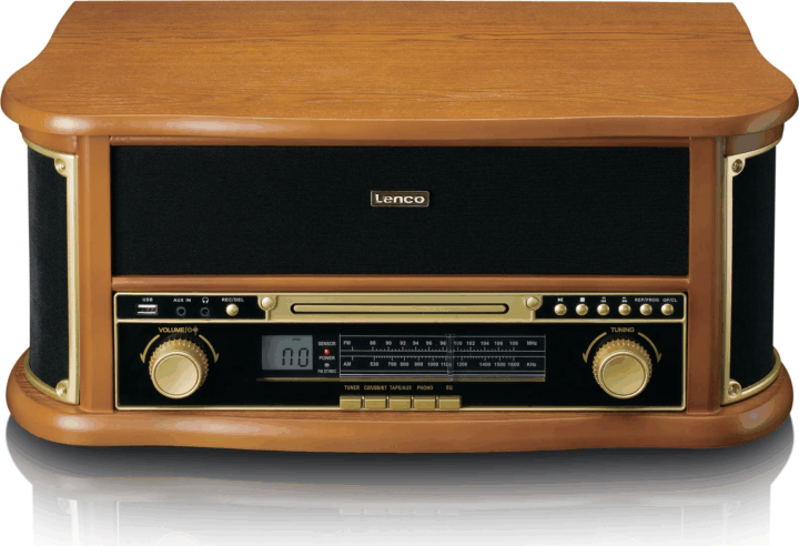 Lenco TCD-2551WD Retro Lemezjátszó - Fa