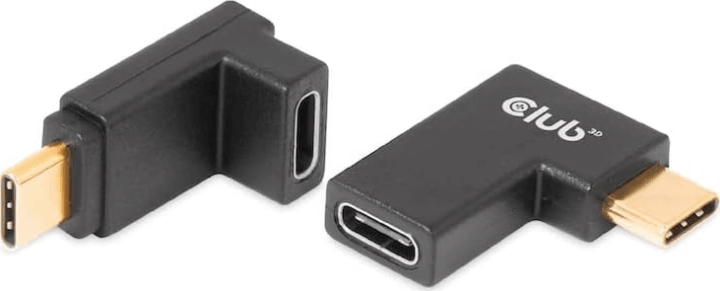 Club3D CAC-1528 USB-C apa - USB-C anya 3.2 Gen 2 Derékszögű adapter (2db) Club3D CAC-1528 USB-C apa - USB-C anya 3.2 Gen 2 Derékszögű adapter (2db)
