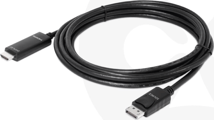 Club3D CAC-1087 DisplayPort 1.4 - HDMI 2.1 Kábel 3m - Fekete