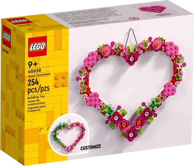LEGO® 40638 - Szívalakú dísz LEGO® 40638 - Szívalakú dísz
