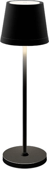 Century LED Lume Plus Akkus Asztali lámpa - Fekete