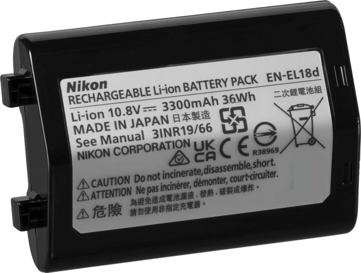 Nikon EN-EL18d Akkumlátor 3300mAh