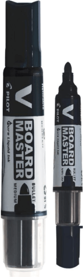 Pilot V-Board Master Táblamarker - Fekete (10 db / csomag) Pilot V-Board Master Táblamarker - Fekete (10 db / csomag)