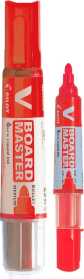 Pilot V-Board Master Táblamarker - Piros (10 db / csomag) Pilot V-Board Master Táblamarker - Piros (10 db / csomag)
