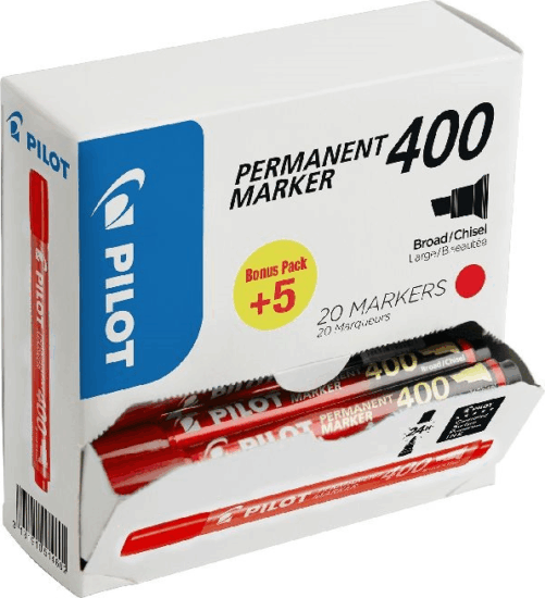Pilot BT 400 Permanent marker - Piros (20 db / csomag) Pilot BT 400 Permanent marker - Piros (20 db / csomag)