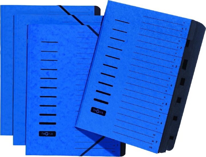 Pagna A4 A-Z rendezőmappa - Kék