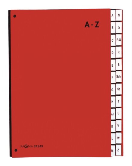 Pagna A4 nyitott előrendező - Piros